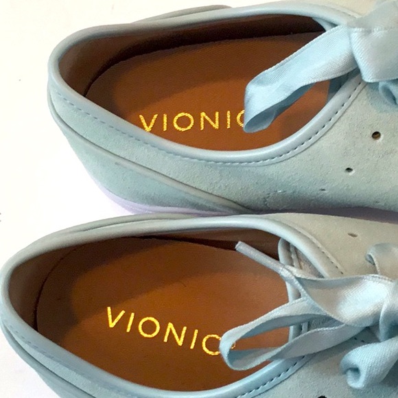 Vionic Mint Green, Mist Suede Sneakers. - Picture 3 of 16